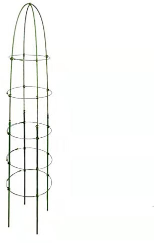 Meindin Obelisk Trellis | Outdoor Round Tower Trellis Plant Cages - Garden Trellis for Climbing Plants Outdoor, Rustproof Metal Plant Flower Trellises for Climbing Vine