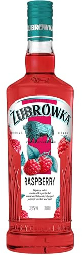 Żubrówka Raspberry Vodka 70cl 37.5% ABV Crafted for Bright Fruity Serves | A Bright Polish Vodka Delivering Juicy Raspberry Notes Perfect for Flavour‑Forward Drinks