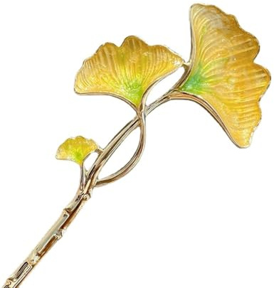 China schlägt Ginkgo-Blatt-Haarnadel, antiker Stil, hochwertige, einfache Haar-Accessoires
