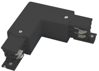 Levitantes Connecteur L 3 voies triphasé noir, idéal pour les connexions électriques robustes et sûres dans les installations industrielles.