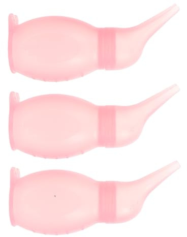 ERINGOGO 3 St Manuell Nässugare med Ergonomisk Spets Mild Sugning Portabel och Hudvänlig Näsrengörare för Nyfödda och Pojke Lindring av Nästäppa