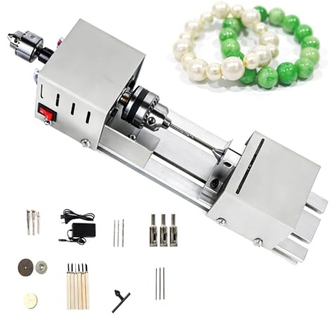 Mini Lathe Machine for DIY Woodworking, Drilling, Carving, Grinding, and Polishing