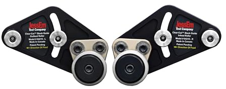 JessEm 04215 Clear-Cut Precision Stock Guides with Dual Roller Hold-Down System for Router Table Fences