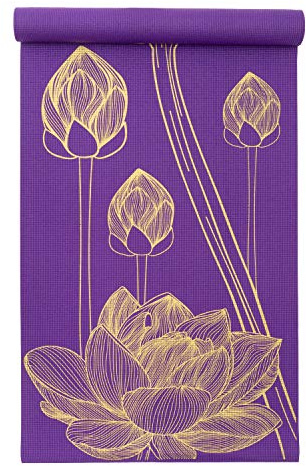 ProsourceFit Yoga Mats 3/16” (5mm) Thick for Comfort & Stability with Exclusive Printed Designs