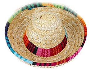 Z-LIANG Mini Sombrero de Paja para Perros de compañía, Sombrero para el Sol de Gato, Sombreros de Paja para Fiesta en la Playa, Gorros para Perros