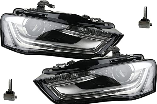 Johns, Scheinwerfer Xenon passend für Audi A4 8K Set 02/2012- mit Leuchtmittel L R
