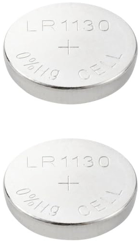 VOLTCRAFT Lot de 2 Piles Bouton LR 1130 alcalines au manganèse 75 mAh 1,5 V
