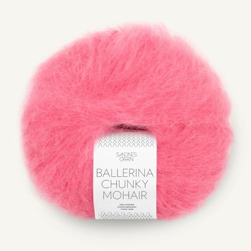 SANDNES GARN Ballerina Chunky Mohair - Farbe: Bubblegum Pink (4315) - 50 g/ca. 135 m Wolle
