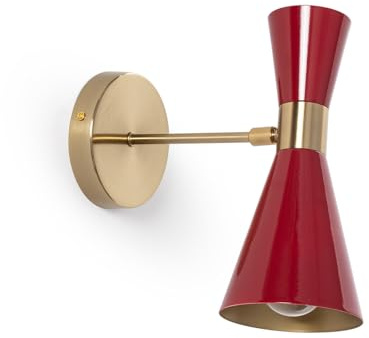 LEDKIA Lampada da Parete Jigger Rosso