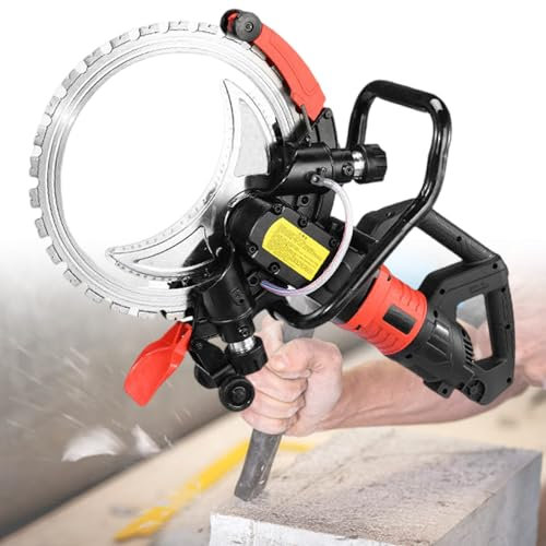 vnmudzeo Scie à Eau pour La DéCoupe De Carrelage Commercial, 8980 W 9500 W Scie Annulaire éLectrique pour BéTon Armé 3000 TR/Min, avec Pompe à Eau à Liaison Intelligente,8980W-110V