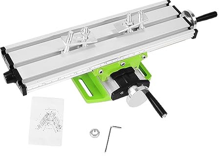 NUOBESTY High-Power Compact Design Alloy Steel Mini Work Table for Drilling and Milling Machines with Hand Drill Support Suitable for Workshop and Home Use