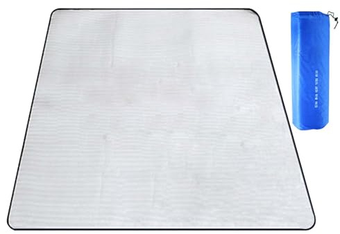 Folien Isoliermatte Camping, Faltbare Zeltmatte Bodenmatte, Isomatte 200x200 cm, wasserdichte Thermomatte, Für Outdoor, Camping, Wandern, Garten, Park