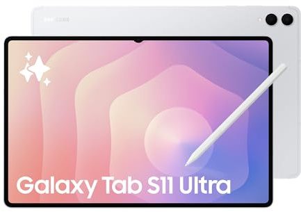 Samsung Galaxy Tab S11 Ultra 512GB WiFi, Tablet con IA,Ligera, HerramientasIA, Dex,12GB de Memoria, Batería de Larga Duración, Garantía Fabricante 3 Años+1 Extra, Gris Claro (Versión Española)