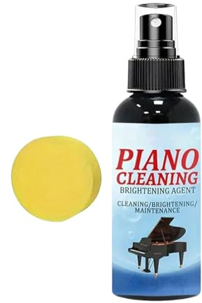 Pulitore Spray per Tasti di Pianoforte | Lucido Brillante per Pulire Tasti,Flacone da 100ml Rimuove Impronte per Eventi Musicali e Aule