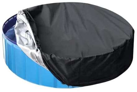 Copertura spa rotonda pieghevole Blocco Oxford in tessuto per esterni Accessori per piscina in rete campione copertura per bagno all'aperto