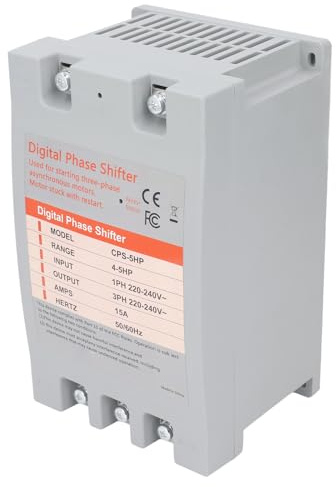 CHICIRIS - Convertidor monofásico a trifásico para equipos de 5 caballos 220 V-240 V para uso doméstico y pequeño negocio