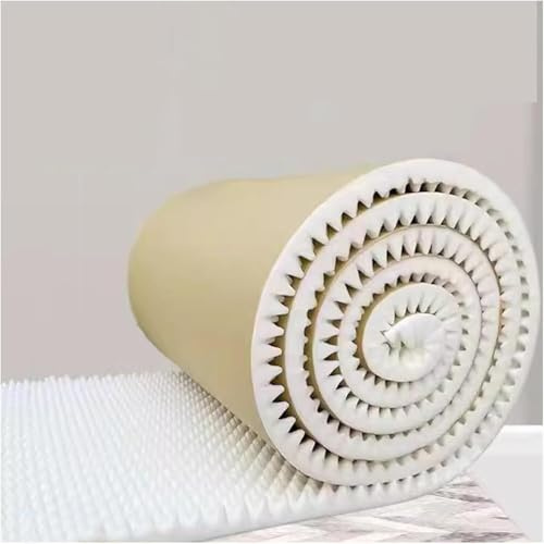 XYWGBMS Sound Proofing Panels Self-Adhesive Acoustic Panels, Egg Noise Insulation Foam, Acoustic Wedge Absorption Wall Panels, for Studio KTV for Recording Studio, Home, Offices,White-5cm-1x18m