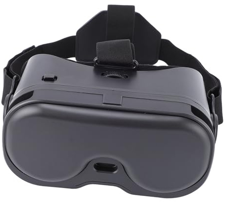 Oreilet VR-headset, 120° FOV Justerbara Anti Blue Light 3D-glasögon med -kontroll för IOS -telefoner 5 Till 7 Tum (BLACK)