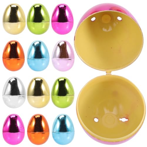 Hemobllo Boîtes de Bonbons D'œufs de Pâques en Plastique Créatif, Lot de 28 Pièces pour Décorer Votre Table Lors des Fêtes de Pâques