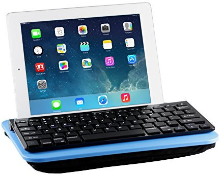 Navitech Blue Lap Stand / Tray & Multi OS keyboard Compatible With The Linx 7 / Huawei Mediapad X1 7.0