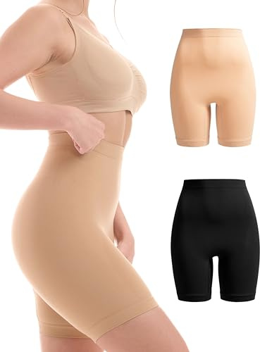 Herzmutter Shaping Rückbildung Unterwäsche OekoTex Shapewear Shorts 5600 | Bauchweg-Wochenbett Bauchschmeichler nach Geburt Kaiserschnitt 1er & 2er-Set