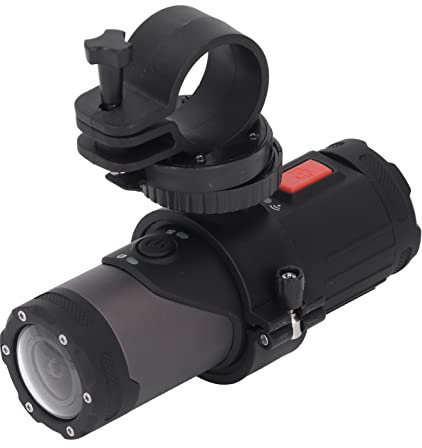Yunseity Motorradhelm-Kamera, 4K WiFi wasserdichte Motorrad-Fahrrad-Action-Kamera, 170 ° Weitwinkel, G-Sensor Loop-Sportkamera