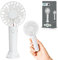 Supply Cube USB Rechargeable Handheld Fan with 3 Speed Settings – Portable Mini Fan for Home, Office, Desk & Outdoor Use – Perfect for Summer Cooling – White