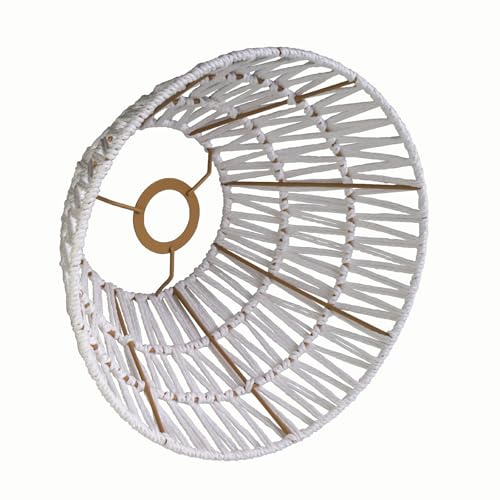 Osasy lampenschirme Boho Rattan Lampenschirm e27 Kronleuchter Wand Stehlampe Tisch deckenleuchte/Schreibtisch Schatte