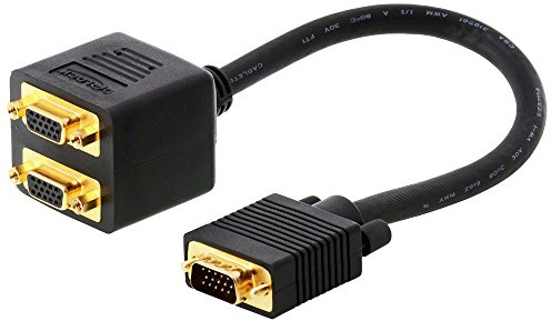 Delock Adapter VGA Stecker zu 2X VGA Buchse