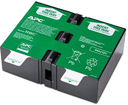 APC APCRBC124 - Pacco batterie sostitutive per UPS APC - BR1200GI, BR1500GI, SMC1000I-2U