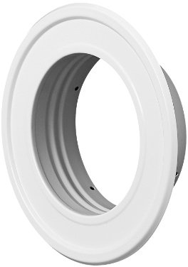 Wandrosette Wandflansch Rosette Ø 80 mm 8 cm RM weiß Flansch Alu-Flex-Rohr Thermoflex Flexrohr Aluflex Metallflansch Hitzebeständig