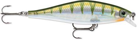 Rapala - Shadow Rap Angelköder - Angelzubehör für Süßwasser - Reaktiver und Aggressiver Kunstköder - Lauftiefe 0.6-1.2m - Fischköder 11cm, 13g - Hergestellt in Estland - Yellow Perch