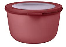 Mepal Multi Bowl Cirqula Round - Mikrowellen Geschir - Geeignet als Luftdichte Aufbewahrungsbox für den Kühlschrank, Mikrowellengeschirr & als Frischhaltedosen - 1000 ml - Vivid mauve