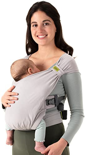 Boba Bliss Fascia Porta Bebe - Marsupio Neonato o Bambino 2 in 1 - Fascia Neonato Senza Nodi - Ideale per la Salute dei Fianchi - Marsupio Bambino Soffice ed Ergonomica - 3,2 a 16 Chili