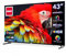 RCA 43 Zoll QLED Fernseher 4K UHD Smart TV HDR HLG Android TV Triple Tuner WiFi Bluetooth HDMI USB (2023)