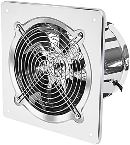 Vent Fans，Exhaust Fan 6''7''8'' Booster Fan Extractor Exhaust Fan Ventilation Pipe Fan For Bathroom Toilet Kitchen Wall Window Stainless Steel Ventilation Fan For Kitchen Bathroom Garage Attic,7in