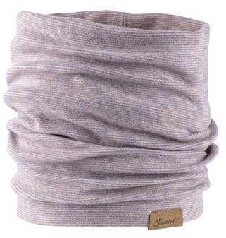 Sterntaler Schlauchschal mit Streifen in melange Optik, gefüttert, mit Klettverschluss, zum Durchziehen - Mädchen Accessoires für Babys & Kleinkinder - stylisch und bequem - pastellviolett, Gr. 2