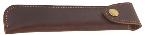 MOTHNUR Leder Stifteetui Federmäppchen Vintage Handgefertigt für Füllfederhalter Braun Leicht Tragbar Robust Geschenkidee für Büro Alltag