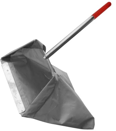 SMASOLO Recogedor de Basura de Gruesa con Bolsa Reforzada y Tubo de Acero Inoxidable Antiviento para Trabajadores de Saneamiento Diseño Duradero y Estable para Uso Exterior