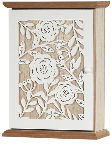 Zetqhuu Schlüssel Aufbewahrung Box, Vintage Gravur Organizer Deko Für Zuhause, Holz Schlüssel Schrank Aufbewahrungsregal, Für Schmuck Kleinteile Einzug Geschenk Flur Haustür