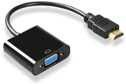 HABHYUDP Cavo da HDMI a VGA con Adattatore e di Alimentazione conversione ad Alta Definizione a con Ampia compatibilità, Facile da configurare