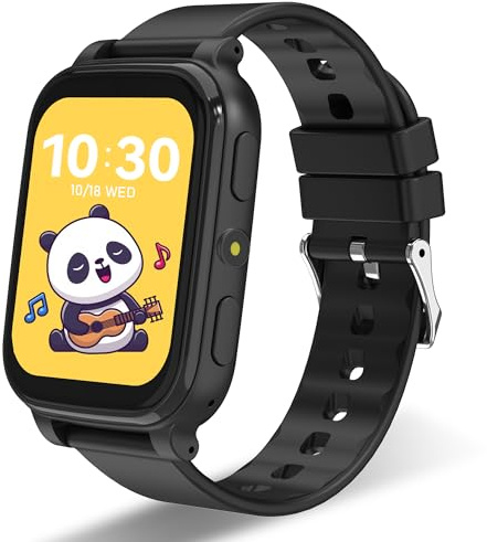 pmstuy 1,83 Montre Connectée Enfant Fitness Tracker Garçon Fille 18 Jeux | Montre Intelligente Enfants Podomètre Réveil Appareil Surveillance du Sommeil IP68 Étanche Cadeaux de Noël et d'anniversair