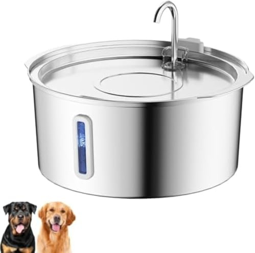 Selene Dog Water Fountain,Ultra-Quiet Pump, Multi-Layer Filtration, Easy To Clean (3.2L)