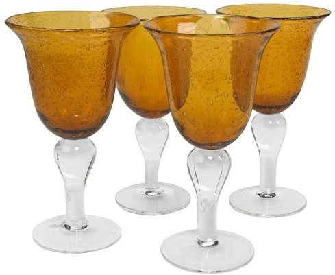 ARTLAND 50405B Glass Goblet, 14 Fluid_Ounces, Amber