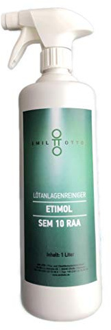 Reinigung in Perfektion - Etimol SEM 10 RAA Lötanlagenreiniger, Inhalt 1.000 ml im Schaumsprühflasche