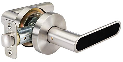 Yale Security D510LN01 Kincaid BK, Satin Nickel Passage Lever Lock