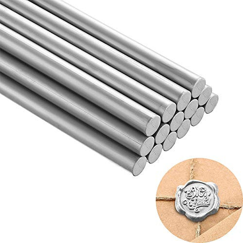 Schneespitze 10 Stücke Siegel Stempel Wachs Sticks,Klebe Pistole Siegellack Wachs Sticks,Siegelwachs für Hochzeit Einladungen Wachs Siegelstempel,Geschenk Verpackung
