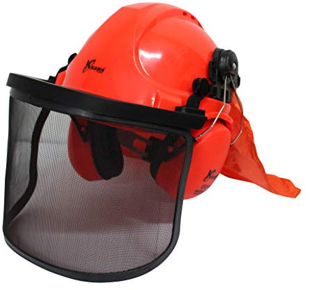 Kawapower Kit Forestal Functional con Casco, Orejeras y Pantalla