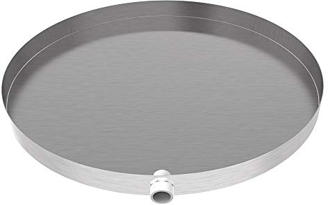 Round Drain Pan - 28 x 2 - Stainless Steel - Killarney Metals - Made in America