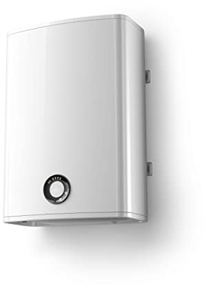 Elektrischer wandhängender Boiler 50 Liter Warmwasserspeicher mit 2x 1,2 kW Heizleistung HORIZONTALE oder VERTIKALE Montage - Gehäusetiefe NUR 28cm - Tesy GCR E32 EC